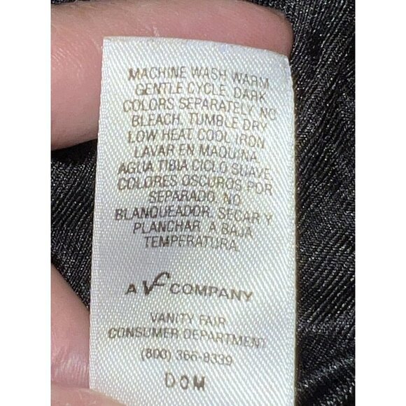 Vintage VANITY FAIR Lingerie Half Slip Black Nylon 18”  Style 11-760 Sz M - Picture 7 of 7